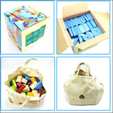 Early Learning Montessori Wooden Building Blocks Set