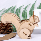 DIY Wooden Animal Puzzle Set for Kids