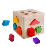 Montessori Wooden Intelligence Shape Box