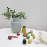 Montessori Log Fruit and Vegetable Wooden Toy