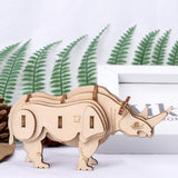 DIY Wooden Animal Puzzle Set for Kids
