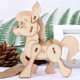 DIY Wooden Animal Puzzle Set for Kids