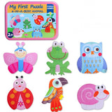 Wooden Puzzle Tin Set Box
