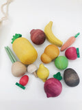 Montessori Log Fruit and Vegetable Wooden Toy