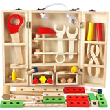 Wooden  Kids' Montessori Tool Box Set