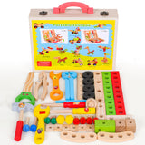 Wooden  Kids' Montessori Tool Box Set