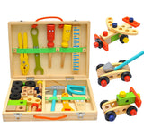Wooden  Kids' Montessori Tool Box Set