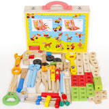 Wooden  Kids' Montessori Tool Box Set