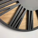 Retro Design Wood & Iron Wall Clock