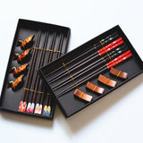 Japanese Wooden Chopsticks Gift Set