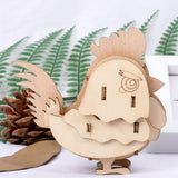 DIY Wooden Animal Puzzle Set for Kids