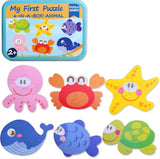 Wooden Puzzle Tin Set Box