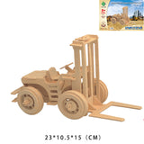 3D Wooden Puzzle - Fun Vehicle Collection