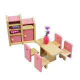 TinyHome - Wooden Dollhouse Furniture Set