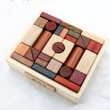 Montessori Wooden Block Assembly Set for Kids