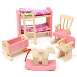 TinyHome - Wooden Dollhouse Furniture Set