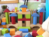 Early Learning Montessori Wooden Building Blocks Set