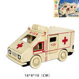 3D Wooden Puzzle - Fun Vehicle Collection