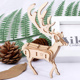 DIY Wooden Animal Puzzle Set for Kids
