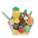 Montessori Log Fruit and Vegetable Wooden Toy