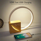 Bedside Lamp with Touch Control, Natural Sounds, and Alarm Clock
