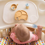 Elephant Wooden Dinnerware Set for Infants