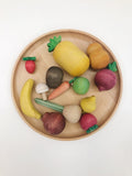 Montessori Log Fruit and Vegetable Wooden Toy
