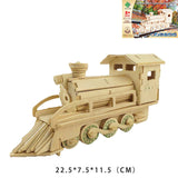 3D Wooden Puzzle - Fun Vehicle Collection