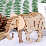 DIY Wooden Animal Puzzle Set for Kids
