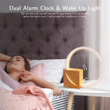 Bedside Lamp with Touch Control, Natural Sounds, and Alarm Clock