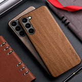 SAMSUNG - Interlaced Wood Pattern Grain Phone Case