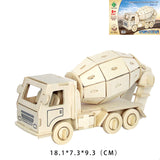 3D Wooden Puzzle - Fun Vehicle Collection