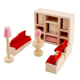 TinyHome - Wooden Dollhouse Furniture Set
