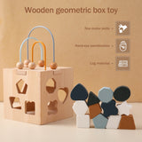 Montessori Wooden Geometric Shape Box