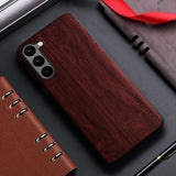 SAMSUNG - Interlaced Wood Pattern Grain Phone Case