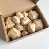 Montessori Wooden Stone Stacking Blocks